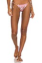 view 1 of 4 Ariel Skimpy Bikini Bottom in Pink Ombre