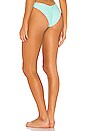 view 3 of 4 Nadia Skimpy Bikini Bottom in Aqua
