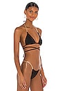 view 2 of 4 TOP BIKINI TRIANGULAR BROOKLYN in Black