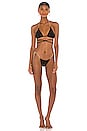 view 4 of 4 TOP BIKINI TRIANGULAR BROOKLYN in Black