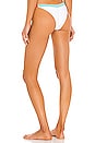 view 3 of 4 Endless Summer Adjustable Bikini Bottom in White & Maldives