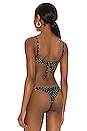 view 3 of 4 HAUT DE MAILLOT DE BAIN LEXI LOVE BRALETTE in Black & White Dot