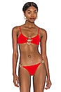 view 1 of 4 Lexi Love Bralette Bikini Top in Red