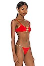 view 2 of 4 Lexi Love Bralette Bikini Top in Red
