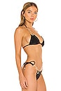 view 2 of 5 Paisley Bikini Top in Black