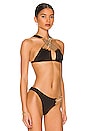 view 2 of 4 Aubrie Bikini Top in Black