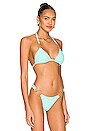 view 2 of 5 Nadia Tri Bikini Top in Aqua