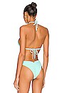 view 3 of 5 Nadia Tri Bikini Top in Aqua