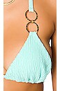 view 5 of 5 Nadia Tri Bikini Top in Aqua