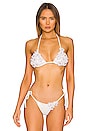 view 1 of 5 Delilah Tri Bikini Top in White