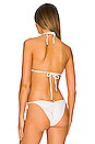 view 3 of 5 Delilah Tri Bikini Top in White