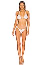 view 4 of 5 Delilah Tri Bikini Top in White