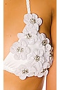 view 5 of 5 Delilah Tri Bikini Top in White