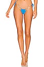 view 1 of 4 Kinsley Tie Side Bikini Bottom in Blue Sea