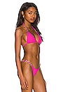 view 2 of 5 TOP BIKINI NY in Neon Pink