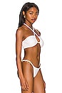 view 2 of 5 James Bandeau Bikini Top in White