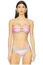 view 1 of 5 Lover Bandeau Bikini Top in Dawn Ombre