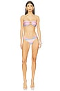 view 4 of 5 Lover Bandeau Bikini Top in Dawn Ombre