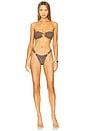 view 4 of 4 Love Bandeau Bikini Top in Leopard