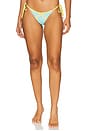 view 1 of 5 Daisy Skimpy Tie Side Bikini Bottom in Frozen Daisy Dot