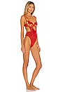 view 2 of 3 Tempest Wired Bodysuit in Red