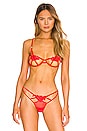 view 1 of 4 SOUTIEN-GORGE AMINA in Red
