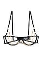 view 1 of 2 Oriana Bra in Black & Gold