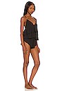 view 2 of 3 Delaney Cami and Short Set in Black