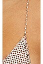 view 5 of 5 x Ashish Diamante Chain Bra in Silver