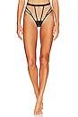 view 1 of 4 Karina High Waist Thong in Black