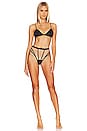view 4 of 4 Karina High Waist Thong in Black