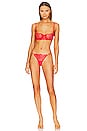 view 4 of 4 TANGA VALENTINA in Tomato Red