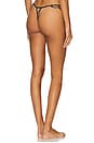 view 3 of 4 Marabel Thong in Black & Sheer