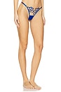view 2 of 4 Catalina Brief in Egyptian Blue & Sheer