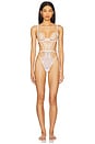 view 1 of 3 Marisa Wired Bodysuit in White & Sheer