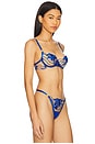 view 2 of 4 Monique Bra in Egyptian Blue & Sheer