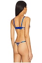 view 3 of 4 Monique Bra in Egyptian Blue & Sheer
