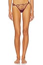view 1 of 4 Marabel Thong in Cherry Lacquer & Sheer