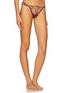 view 2 of 4 Marabel Thong in Cherry Lacquer & Sheer