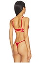 view 3 of 4 SUJETADOR CON AROS LAVANYA in Red, Black & Sheer