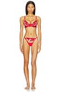view 4 of 4 SUJETADOR CON AROS LAVANYA in Red, Black & Sheer