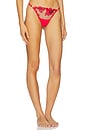 view 2 of 4 Lavanya Thong in Red, Black & Sheer