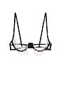 view 1 of 2 БЮСТГАЛЬТЕР НА КОСТОЧКАХ С ОТКРЫТОЙ КОНСТРУКЦИЕЙ ESTELLE in Black, Silver & Clear
