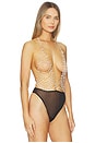 view 3 of 6 Crystal Soft Bodysuit in Clear & Black