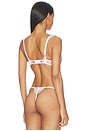 view 3 of 4 Gabriella Wired Bra in White