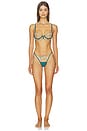view 4 of 4 STRING GIANNA in Jelly Mint, Teal, Orange Peel & Sheer