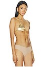 view 3 of 5 Ginkgo Bra in Gold