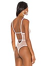 view 4 of 5 London Bodysuit in White & Rose Dust