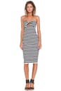 view 1 of 3 Seven Wonders Strapless Dress in Stripe