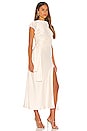 view 2 of 3 Piper Asymmetrical Midi Dress in Ivory
